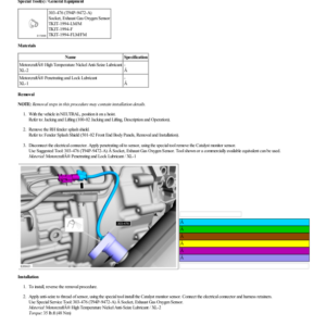 Catalyst Monitor Sensor G2193257 Manual