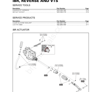 iBR, Reverse and VTS MY22 PWC GTX, RTX, GTI, GTR, WAKE, FISH PRO SCOUT Rev Manual