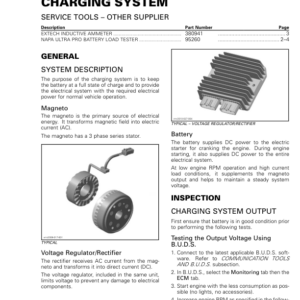 SSV Charging System (Defender) Shop tmr2016 133 Manual