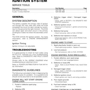 SSV Ignition system (Traxter) Shop tmr2016 132 Manual