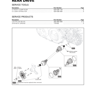 SSV 2019 Rear Drive Maverick Trail Shop Supp 219100969 016 Manual