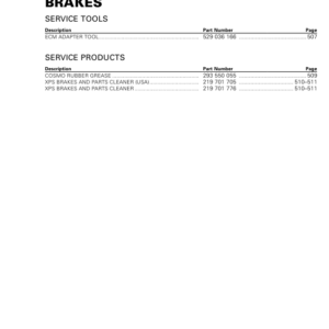 SSV Brakes (MAVERICK XDS) Shop 03a9KiAAI SM91Y014S06 tmr2015 046 Manual