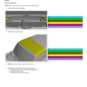 Soft Top Seals and Retainers G2238312 Manual