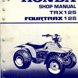 1986]Honda Trx 125 Repair Manual