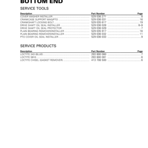 SSV Bottom End (Traxter) Shop tmr2016 119 Manual