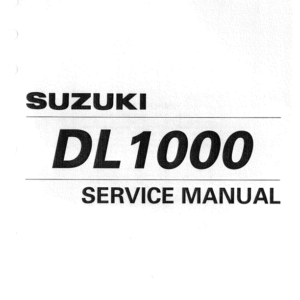 Suzuki DL1000 Manual