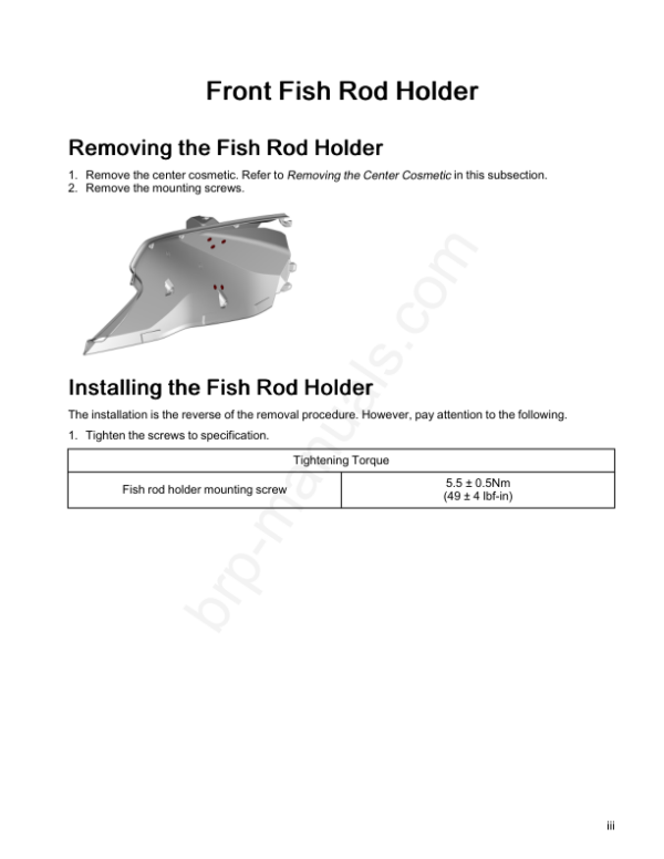 Fish Rod Holder Manual