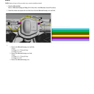 Differential Housing Cover G2228884 Manual