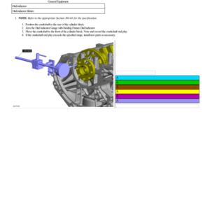 Crankshaft End Play G2219078 Manual