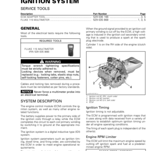 Road 2020 Ignition System 219101011 010 Manual