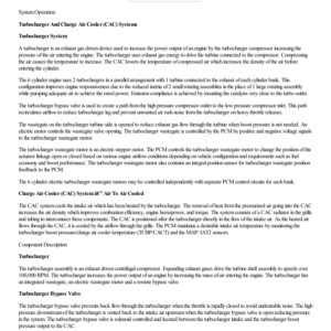 Turbocharger System Operation and Component Description G2246238 Manual