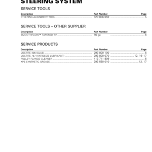 ATV 2018 Steering System (New T3) Shop 219100881 024 rev1 Manual