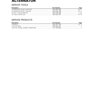 ROAD Alternator Shop RTX20 1330ACE 006 Manual