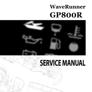 waverunner gp800r Manual