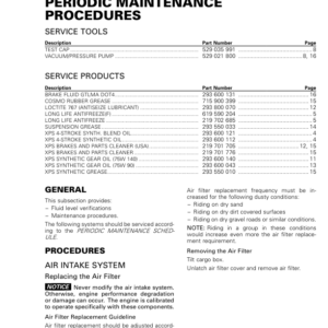 SSV 2017 Maintenance Procedures (Traxter T) Shop tmr2017 306 Manual