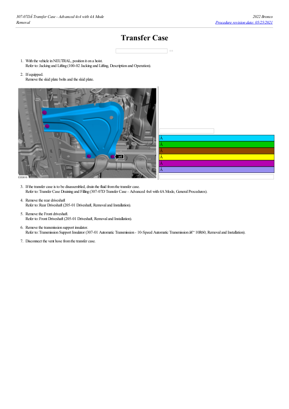 Transfer Case G2203074 Manual