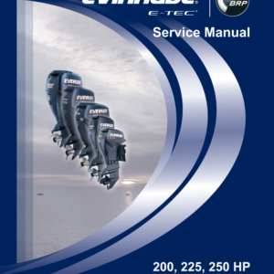 2008 Evinrude E Tech 200HP 225HP 250HP Repair pdf Manual