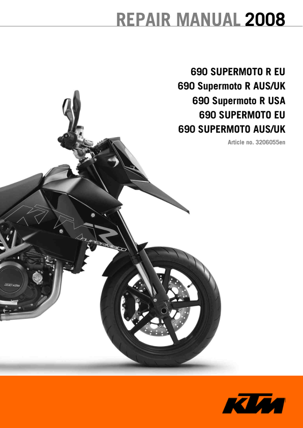 KTM 690 Supermoto Repair Manual