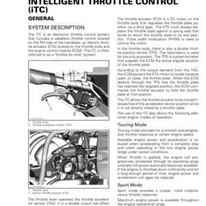 Intelligent Throttle Control (iTC) Manual