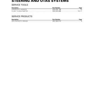 Steering and OTAS Systems Manual