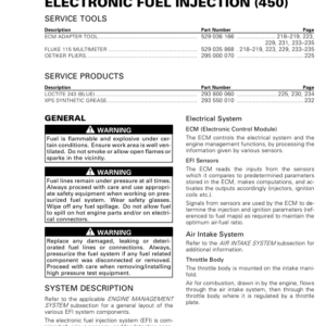 ATV Electronic Fuel Injection (450) (OUTLANDER L) Shop vmr2016 044 en Manual