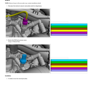 Exhaust Gas Recirculation (EGR) Back Pressure Sensor G2235338 Manual