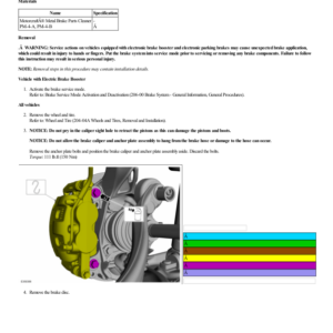 Brake Disc G2223102 Manual