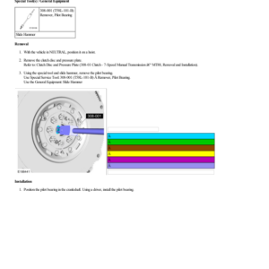 Pilot Bearing G2200611 Manual