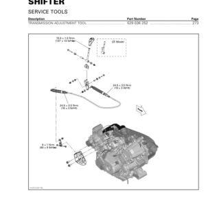 SSV Shifter (MAVERICK XDS) Shop 03a9OBAAY SM91Y014S05 tmr2015 024 Manual