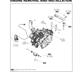 SSV Engine Removal and Installation (Defender 6x6) Shop 219101026 004 Manual