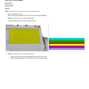 Soft Top Material G2238310 Manual