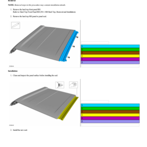 Hard Top Front Panel Seal G2238354 Manual