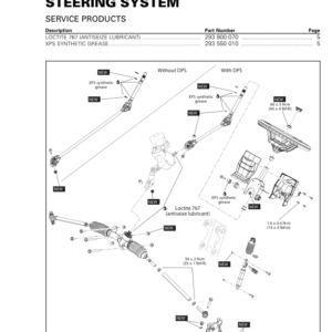 SSV Steering system (Defender) Shop supp. 219100901 015 Manual