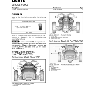 ON ROAD Lights Shop 219100953 020 Manual