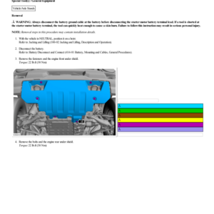 Starter Motor G2223859 Manual