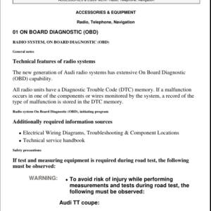 RADIO TELEPHONE NAVIGATION Manual