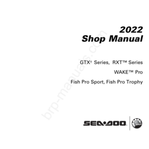 MY22 PWC GTX, RXT, WAKE PRO, Fish PRO Sport, Fish PRO Trophy en Manual