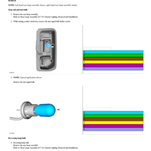 Rear Lamp Bulb G2222559 Manual