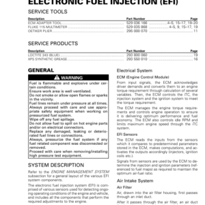 SSV Electronic Fuel Injection (EFI) (Defender) Shop tmr2016 128 Manual