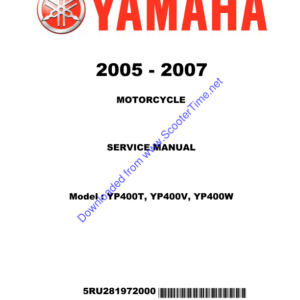 Yamaha YP400 Manual