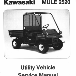 1993-2000 Kawasaki Mule 2510 2520 Manual