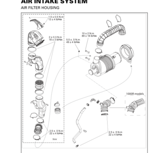 SSV MY20 Air Intake System (HD10 HD10) 219101010 009 en Manual