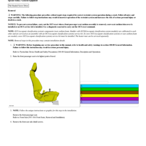 Occupant Classification System (OCS) Sensor G2208249 Manual