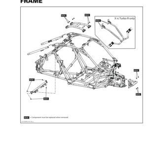 SSV 2018 Frame (MAVERICK X3 X rc) Shop Supp 219100903 018 Manual