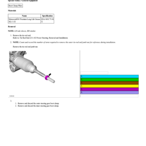 Steering Gear Boot G2225643 Manual