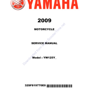 Yamaha YW125 Manual