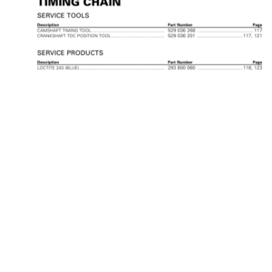 ATV Timing Chain (OUTLANDER L) Shop vmr2016 034 en Manual