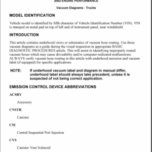 VACUUM DIAGRAM Manual