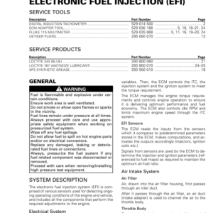 SSV Electronic Fuel Injection (EFI) (COMMANDER MAX) Shop SM91Y014S02 tmr2014 028 Manual