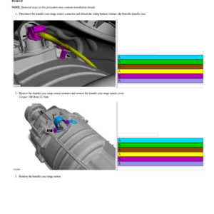 Transfer Case Range Sensor G2232129 Manual